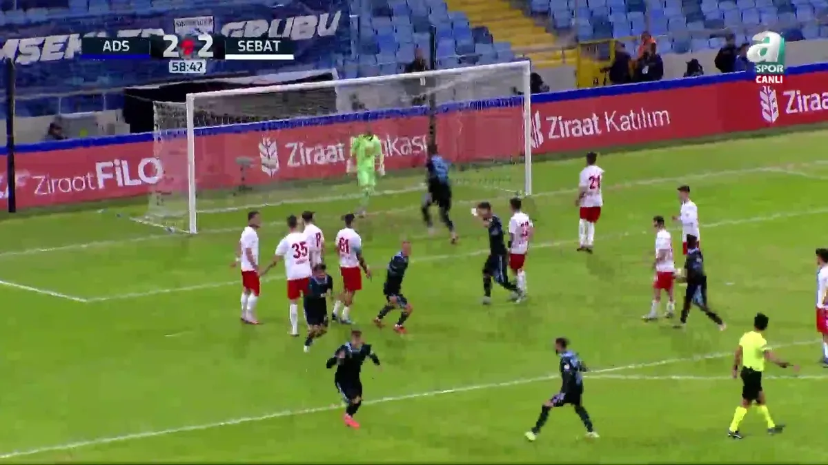 Adana Demirspor 2 - 2 Sebat Gençlik Spor
