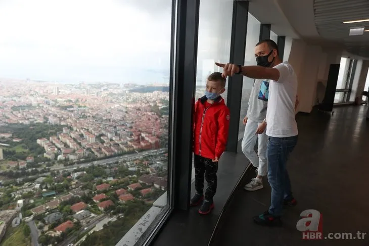 İstanbul’un yeni sembolü Çamlıca Kulesi kapılarını ziyaretçilerine açtı! Manzarası mest etti