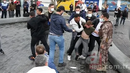Taksim’de çıkan kavgaya Özel Harekat müdahale etti!