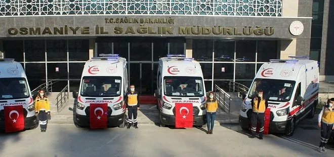 Sağlık Bakanlığından Osmaniye’ye 6 ambulans