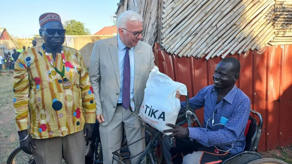 Türkiye'den Güney Sudan'a yardım eli!