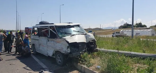 Kayseri-Sivas yolunda korkunç kaza! 1 ölü 14 yaralı
