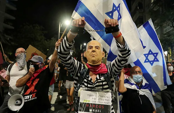 İsrail'deki Netanyahu karşıtı gösteriye binlerce kişi katıldı - 5