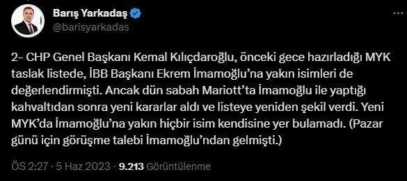 Kemal Kılıçdaroğlu’ndan Ekrem İmamoğlu’na ’işine bak’ mesajı: Birinci öncelikleri seçildikleri yere hizmet etmek