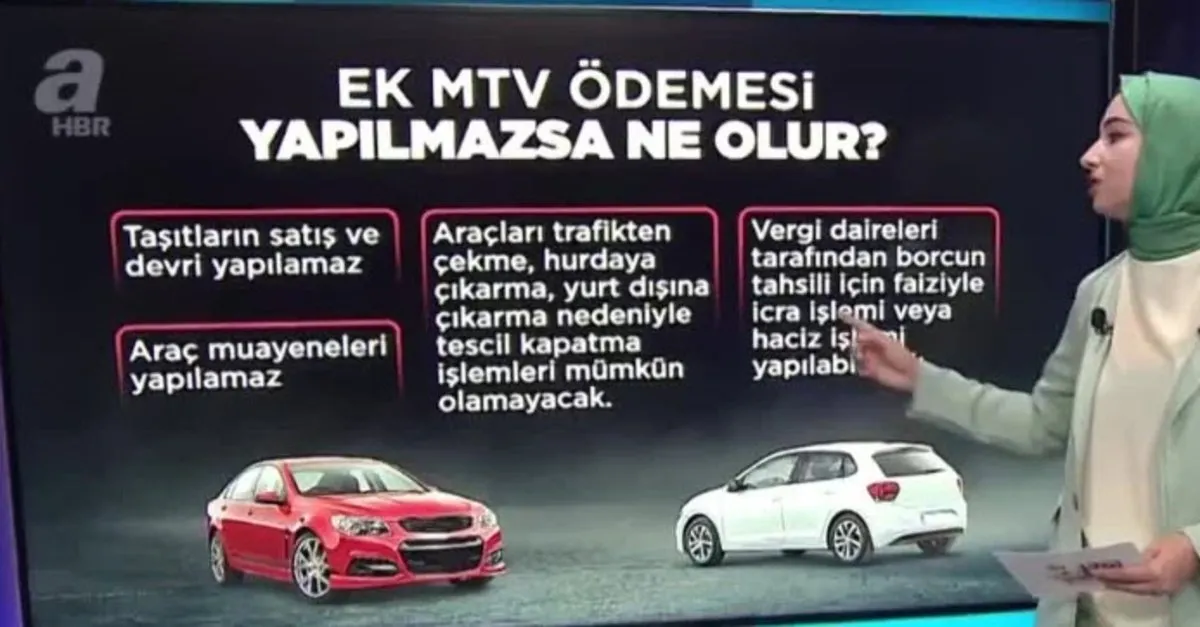 Ek MTV ödemesinde son gün