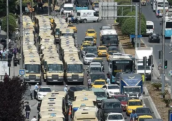 İstanbul'da servis, taksi, minibüs, taksilere yeni tarife