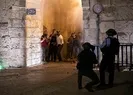 İsrail polisinden Mescid-i Aksa’daki Filistinlilere saldırı