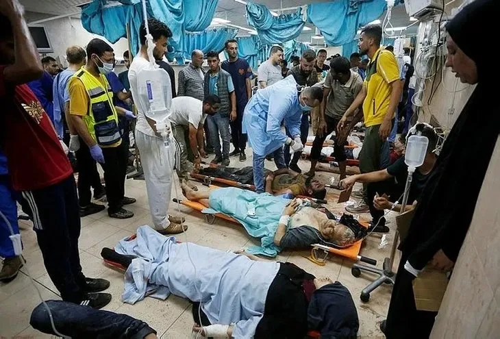 Katil İsrail'in Nusayrat Katliamı sonrası sokaklar ölülerle doldu! Netanyahu'nun talimatıyla 3 kampa birden saldırı