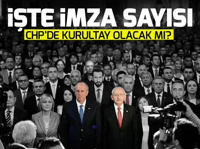 CHPde muhalifler imzaları teslim etti