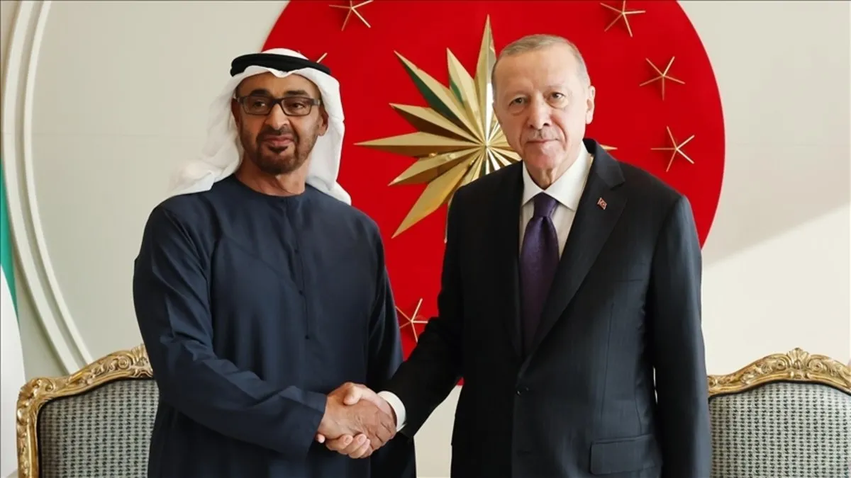 Başkan Erdoğan BAE Devlet Başkanı ile görüştü