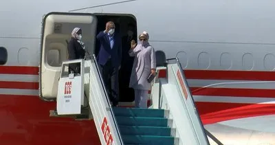 BM Genel Kurulu'na katılmak üzere ABD'ye giden Başkan Recep Tayyip Erdoğan'ın uçağı indi