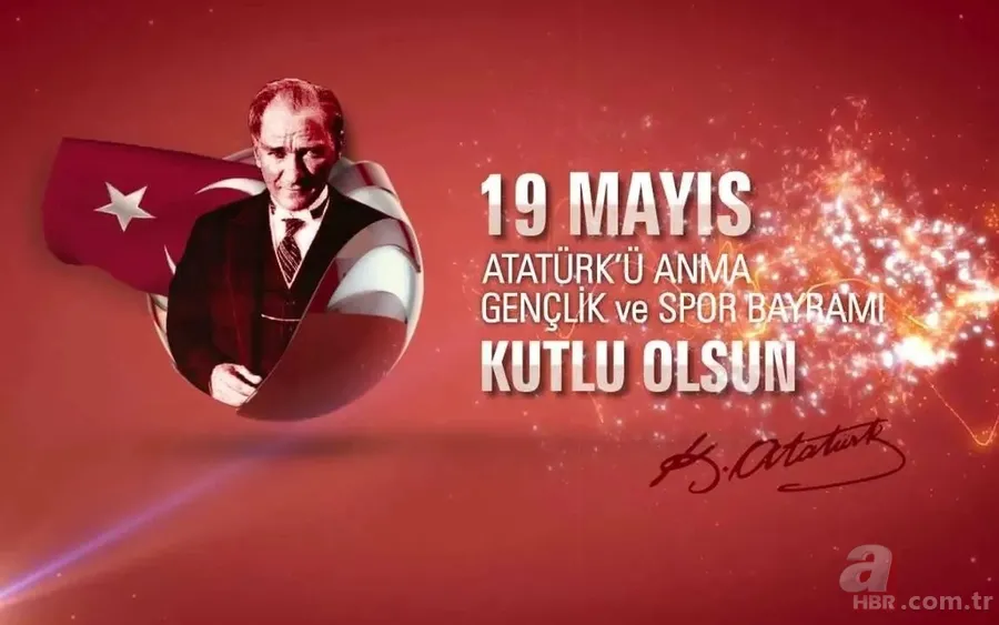 19 MAYIS RESİMLİ KUTLAMA MESAJLARI: Türk bayraklı, Atatürk resimli 19 Mayıs kutlama mesajları! Instagram story, Facebook, Twitter 19 Mayıs paylaşımları... 12
