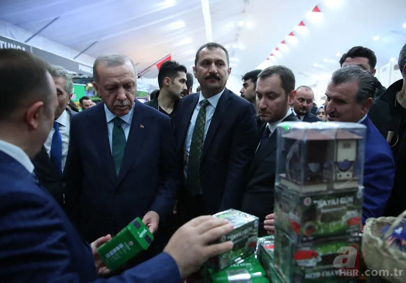 Başkan Erdoğan, Rize Tanıtım Günleri stantlarını tek tek ziyaret etti 9