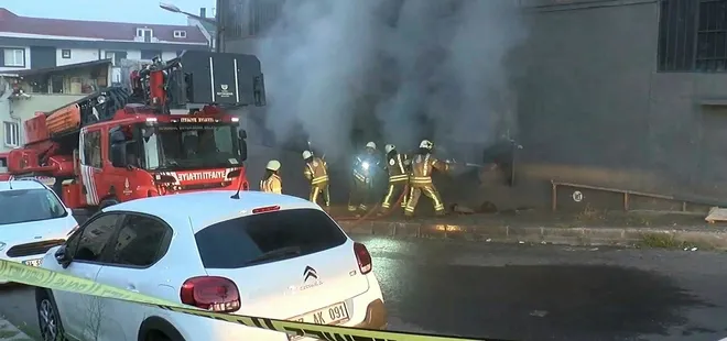 6 katlı plastik ambalaj imalathanesinde yangın