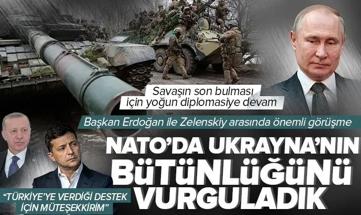 Başkan Erdoğan, Zelenskiy ile görüştü