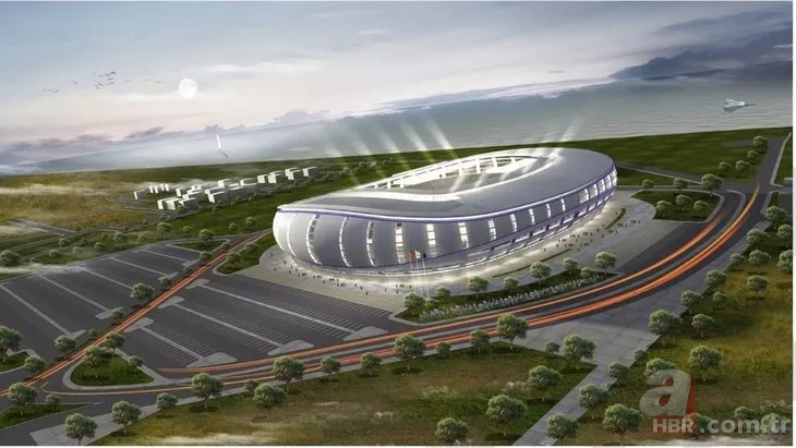 Ordu'ya yapılan yeni stadın yüzde 45'i tamamlandı 2