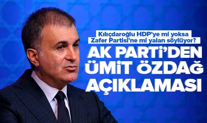 AK Parti’den Özdağ açıklaması!