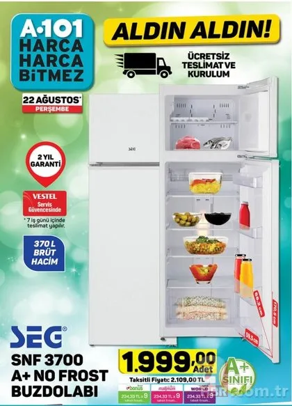 A101 aktüel ürünler kataloğu 22 Ağustos için son gün! A101 yeni katalog indirimli ürünler neler?