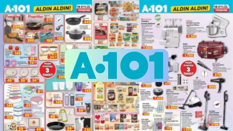 18 Eylül A101 Aldın Aldın kataloğu satışta! Bu hafta A101 indirimlerinde neler var? TV, bisiklet, yağ, tavuk, pirinç 1