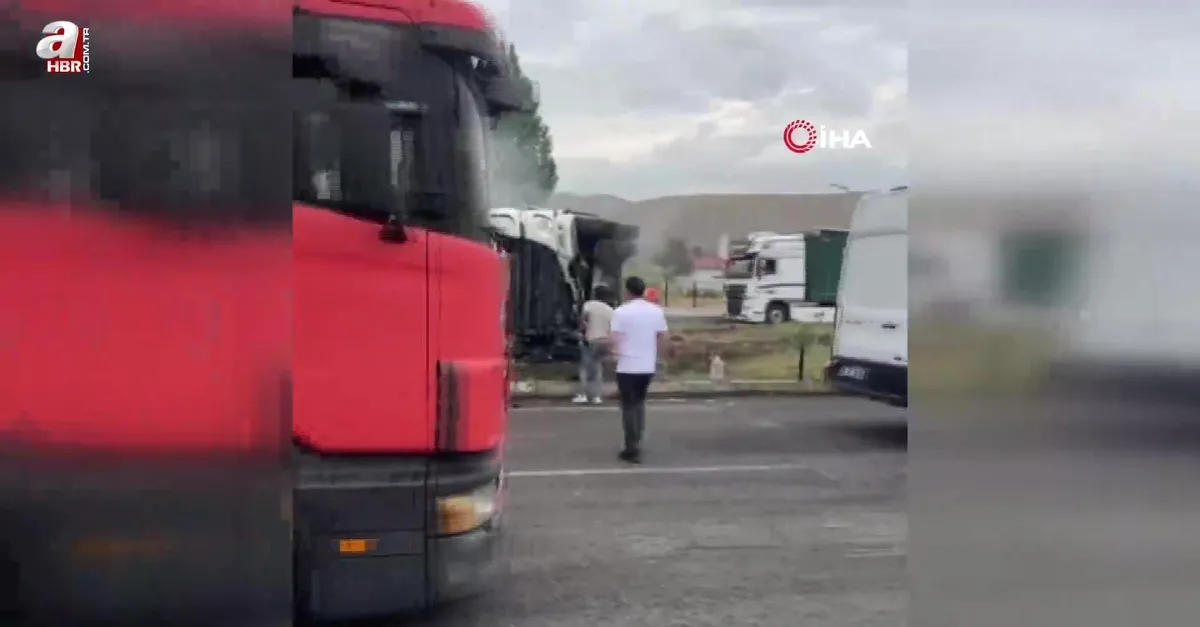 Freni boşalan TIR dehşet saçtı