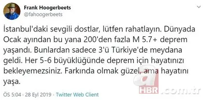 Deprem kahini Frank Hoogerbeets’ten deprem uyarısı