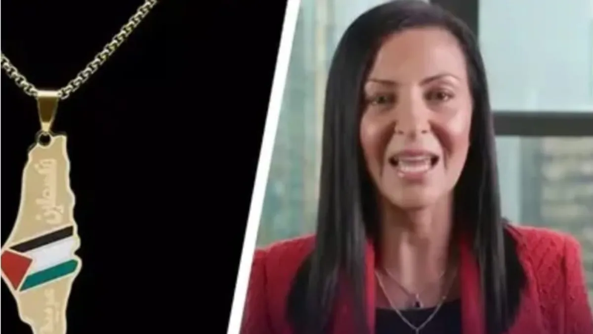 Amazon yöneticisinin Filistin kolyesine Siyonistler öfke kustu