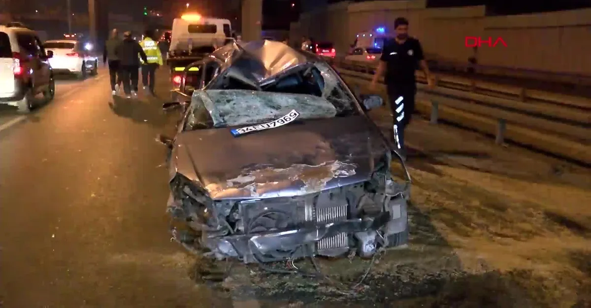 Son dakika: Vatan Caddesi'nde otomobil takla attı! Yaralılar var