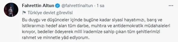 Cumhurbaşkanlığından "12 Eylül" mesajı! "Bu milleti durduramayacaklar" - 4