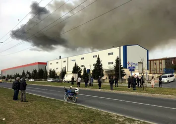 Tekirdağ'da fabrikada patlama