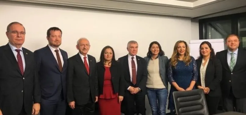 Kemal Kılıçdaroğlu Almanya'da PKK yandaşı vekille poz verdi