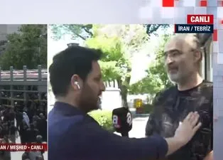 İranlı vatandaştan canlı yayında A Haber’e teşekkür: İran basınından önce A Haber’den öğrendik