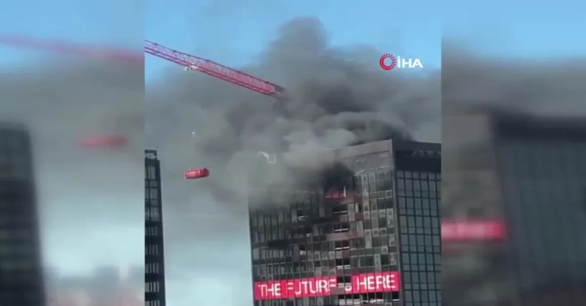 Dünya Ticaret Örgütü binasında yangın