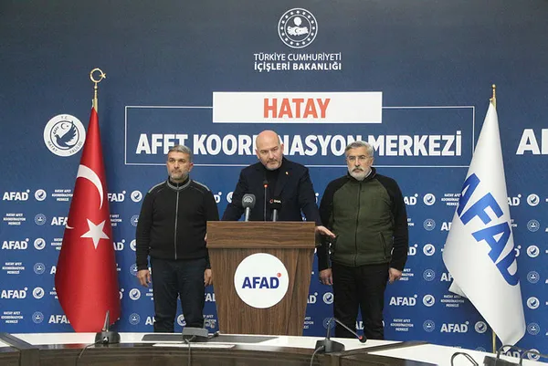 Hatay merkezli depremde kaç kişi vefat etti? İçişleri Bakanı Süleyman Soylu duyurdu
