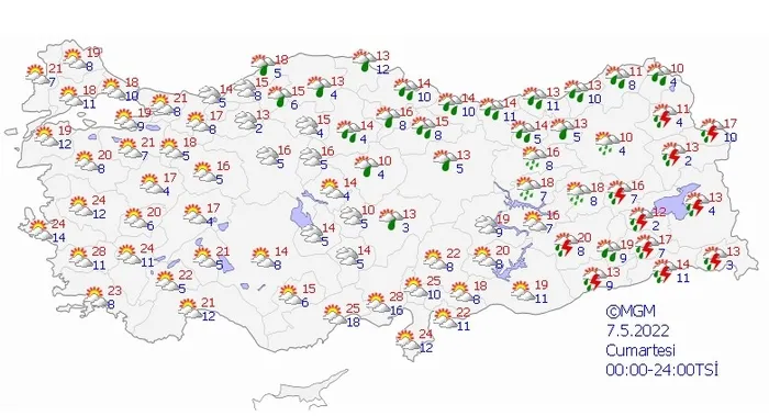 Son dakika: Meteorolojiden o iller için flaş kuvvetli yağış uyarısı! İstanbul, Ankara ve İzmir'de hava nasıl olacak? - 3