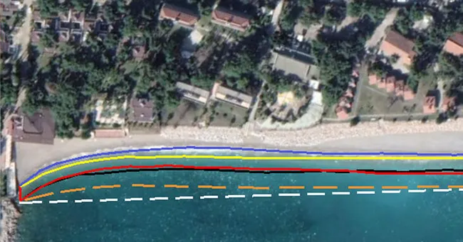 Dünyaca ünlü Konyaaltı Sahili 35 metre eridi, 60 yılda 35 metre geriledi - 1