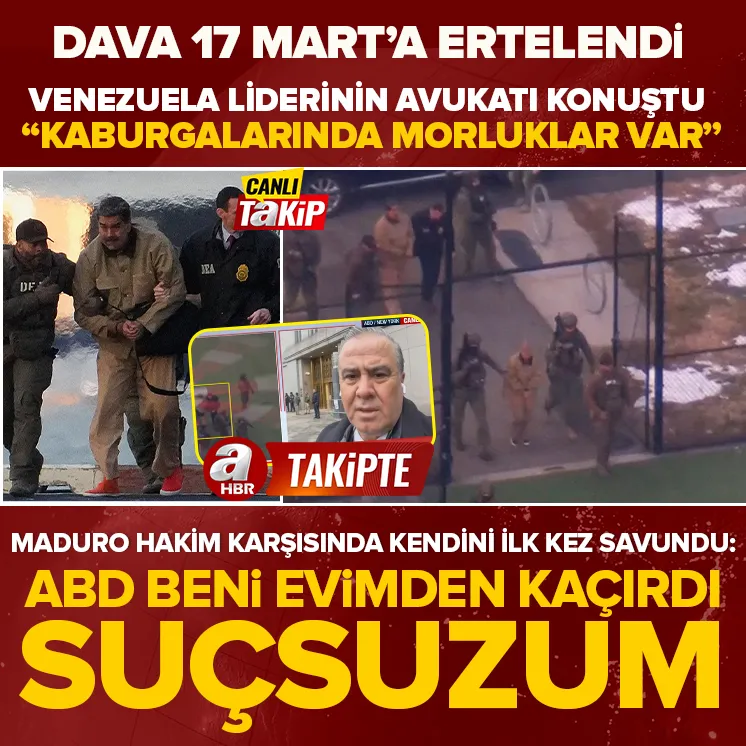 Maduro ABD’de mahkemeye çıktı!