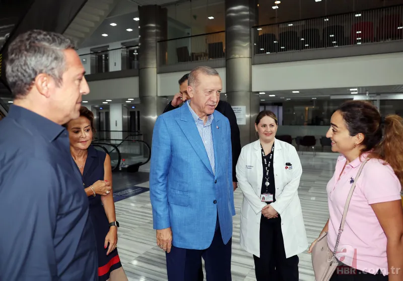 Başkan Recep Tayyip Erdoğan Ali Sabancı ve Vuslat Sabancı çiftini ziyaret etti! Ali Sabancı'nın kaza sonrası ilk fotoğrafı 2
