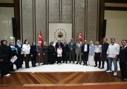 Külliye'de acıyı paylaşan kabul! Başkan Erdoğan okul saldırısında evlatlarını kaybeden ailelerle görüştü