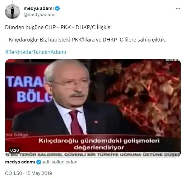 7’li koalisyonun Cumhurbaşkanı adayı Kemal Kılıçdaroğlu ve CHP'nin PKK-HDP ile ilişkileri