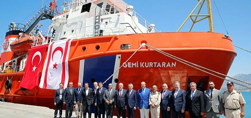 KKTC'de Gemi Kurtaran römorkörü görevine başladı! Törende Rumlara mesaj...
