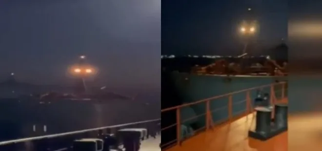 Marmara Denizi’nde gemi kazası