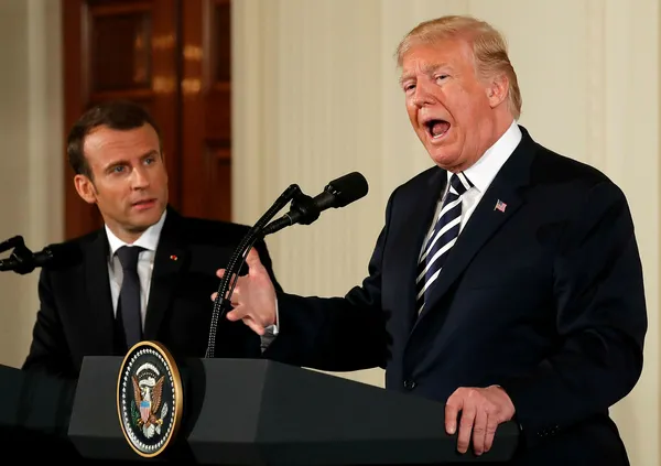 Trump'tan Macron'a gönderme - 1
