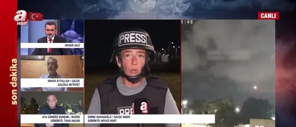 A Haber çatışma bölgesinde | İsrail tankları Gazze sınırında! Namlular sivillere dönmüş durumda