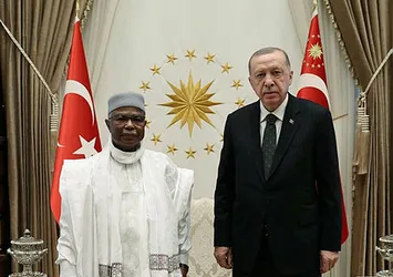Başkan Erdoğan İslam İşbirliği Teşkilatı Genel Sekreteri Taha'yı kabul etti