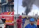 Ham petrol rafinerisi Petromidiada yangın