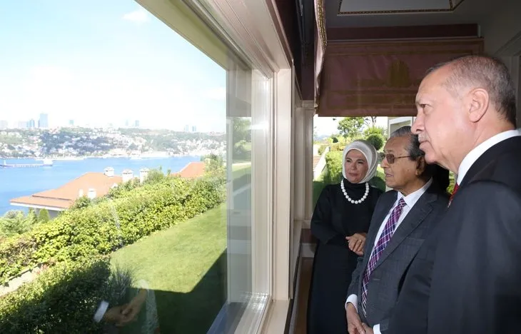 Başkan Erdoğan, Mahathir ile kahvaltıda buluştu
