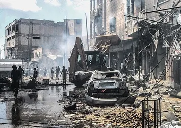 Esad rejimi İdlib'de çarşıyı bombaladı: 28 ölü, 41 yaralı