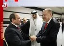 Katar’da Sisi ile görüşme