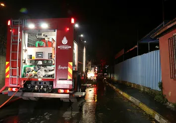 Sarıyer'de yangın