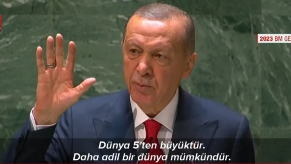 Erdoğan’ın dünya gündemine oturan BM konuşmaları: Dünya 5’ten büyüktür!